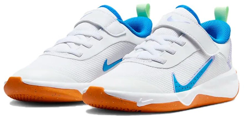 (Preschool) Nike Omni Multi-Court 'White Photo Blue' DM9026-107 Lookbook (Preschool) Nike Omni Multi-Court 'White Photo Blue' DM9026-107