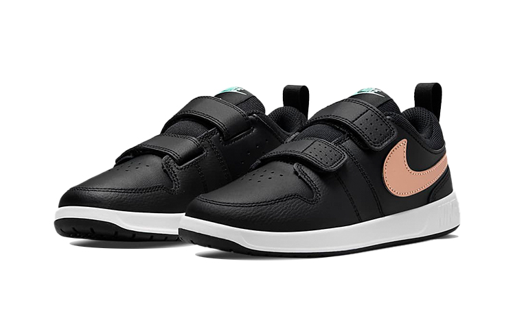Lookbook 中童 Nike Pico 休閒 低筒 兒童板鞋 黑粉色