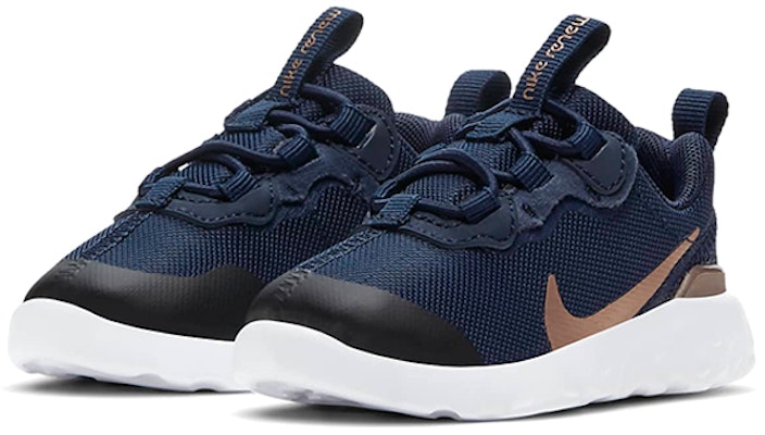 (Preschool) Nike Renew Element 55 'Blue Gold Black' CK4082-404 Lookbook (Preschool) Nike Renew Element 55 'Blue Gold Black' CK4082-404