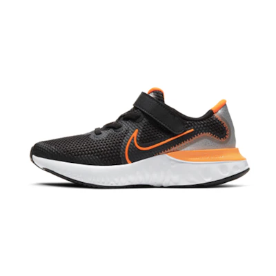 (PS) Nike Renew Run Black Total Orange