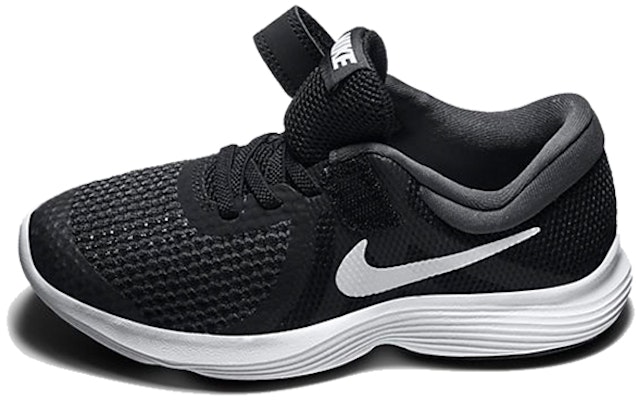中童 Nike REVOLUTION 4 魔術貼運動 抗磨損減震 低筒 兒童跑步鞋 黑白 Lookbook 中童 Nike REVOLUTION 4 魔術貼運動 抗磨損減震 低筒 兒童跑步鞋 黑白