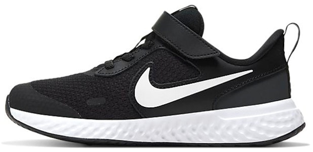 中童 Nike REVOLUTION 5 低筒 兒童跑步鞋 黑白 Buy 中童 Nike REVOLUTION 5 低筒 兒童跑步鞋 黑白