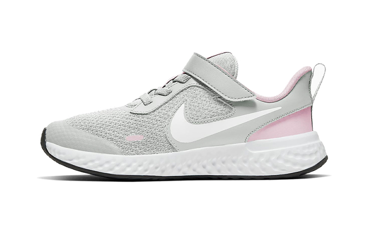 (Preschool) Nike Revolution 5 'Gray White Pink' BQ5672-021