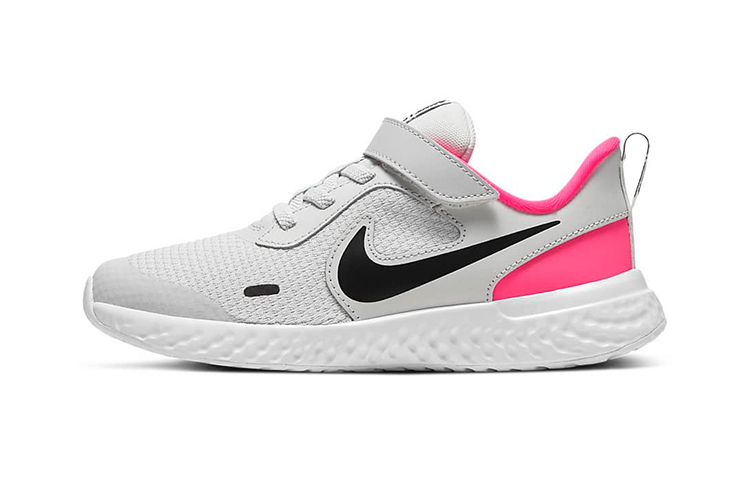 Buy (PS) Nike Revolution 5 Rosado 'Gris' BQ5672-010