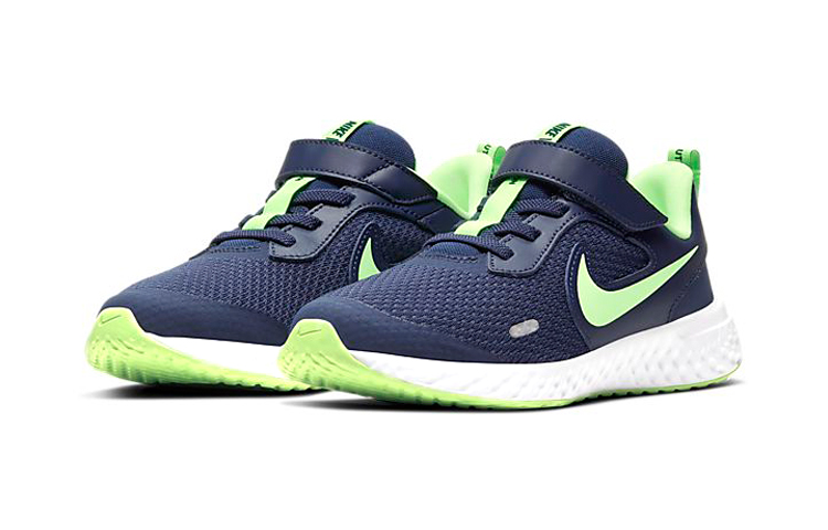 (PS) Nike Revolution 5 'Navy Green Neon' 圖 3