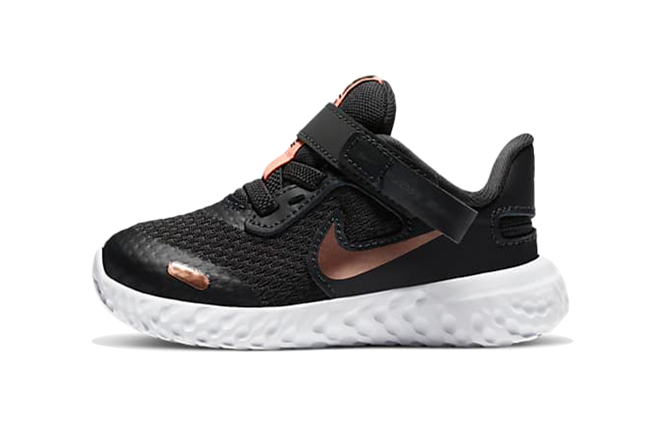 (TD) Nike Revolution 5 FlyEase 'Dark Grey Bronze'
