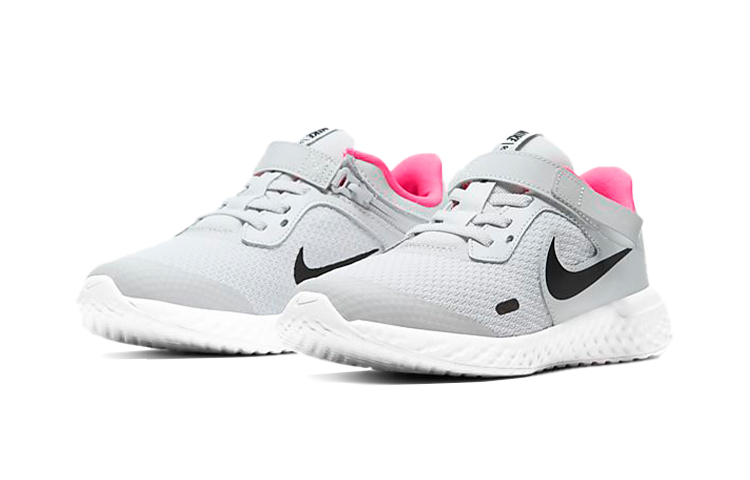 (PS) Nike Revolution 5 FlyEase 'Grey Black Pink' 圖 3