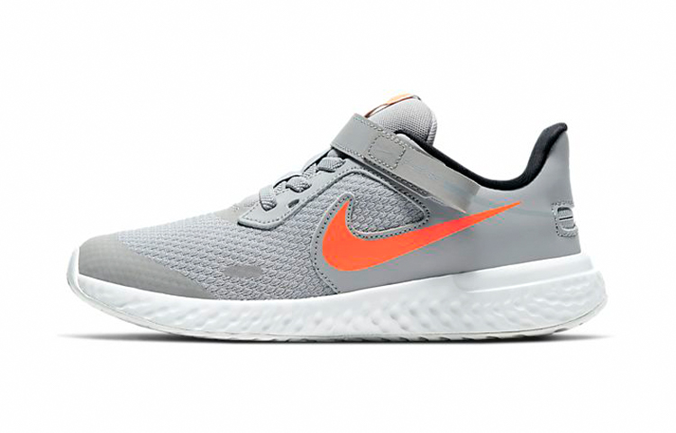 (PS) Nike Revolution 5 FlyEase 'Grey Orange'