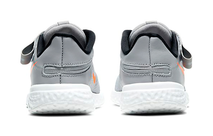 (PS) Nike Revolution 5 FlyEase 'Grey Orange' 圖 5