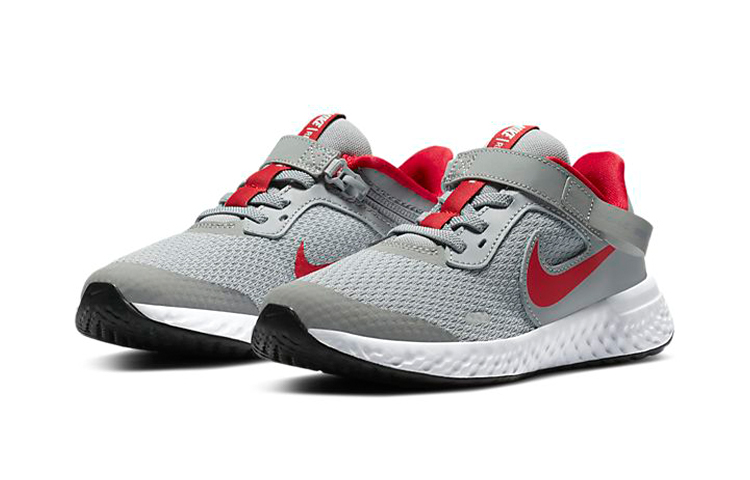 (PS) Nike Revolution 5 FlyEase 'Grey Red' 圖 3