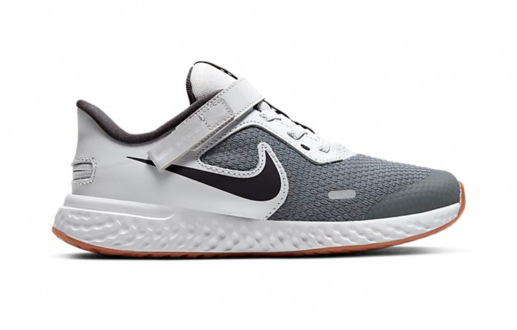 (PS) Nike Revolution 5 FlyEase 'Grey White' 圖 2