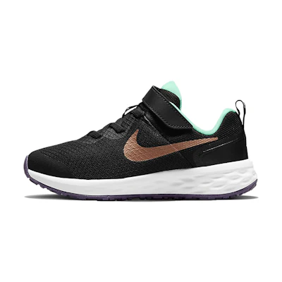 (PS) Nike Revolution 6 'Black Gold Green'