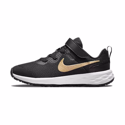 (PS) Nike Revolution 6 'Black Metallic Gold'