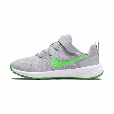 (PS) Nike Revolution 6 'Light Smoke Grey Green Strike'
