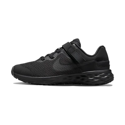 (PS) Nike Revolution 6 FlyEase 'Black Dark Smoke Grey'