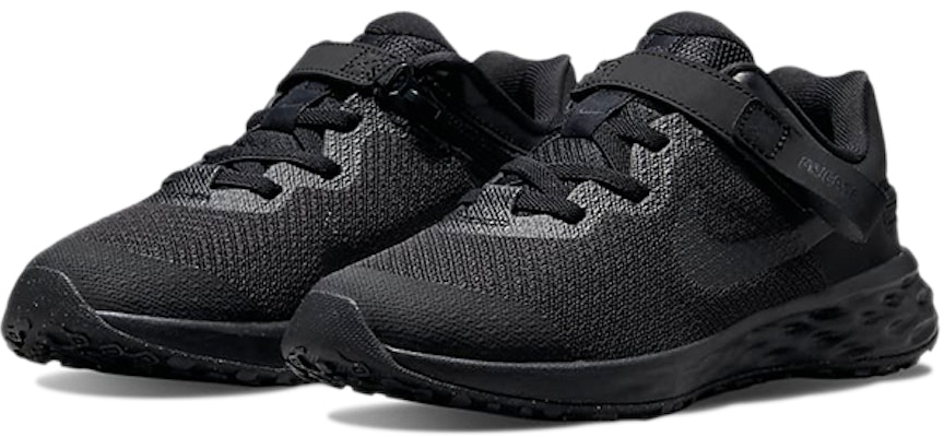 (PS) Nike Revolution 6 FlyEase 'Hitam Abu-Asap Gelap' DD1114-001 Lookbook (PS) Nike Revolution 6 FlyEase 'Hitam Abu-Asap Gelap' DD1114-001