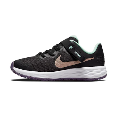 (PS) Nike Revolution 6 FlyEase 'Black Mint Foam'