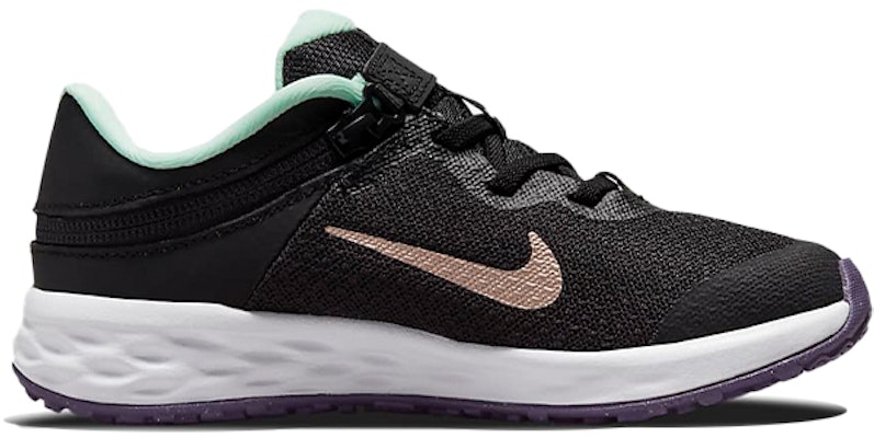 (PS) Nike Revolution 6 FlyEase 'Negro Espuma de Menta' DD1114-005 Order (PS) Nike Revolution 6 FlyEase 'Negro Espuma de Menta' DD1114-005