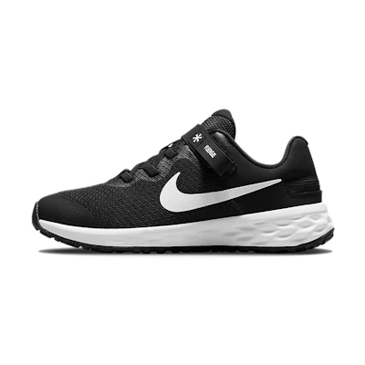 (PS) Nike Revolution 6 FlyEase 'Black White'