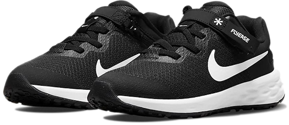 (PS) Nike Revolution 6 FlyEase 'Negro Blanco' DD1114-003 Lookbook (PS) Nike Revolution 6 FlyEase 'Negro Blanco' DD1114-003