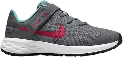 (Preschool) Nike Revolution 6 FlyEase 'Smoke Grey Siren Red' DD1114-006 (Preschool) Nike Revolution 6 FlyEase 'Smoke Grey Siren Red' DD1114-006