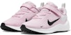 (PS) Nike Revolution 7 'Pink Foam Black' - Kasut Lari Wanita Warna Pink & Hitam FB7690-600