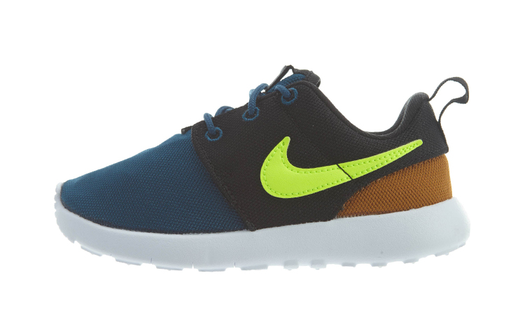 (Preschool) Nike Roshe One Low-Top Black/Blue/Green 749427-427