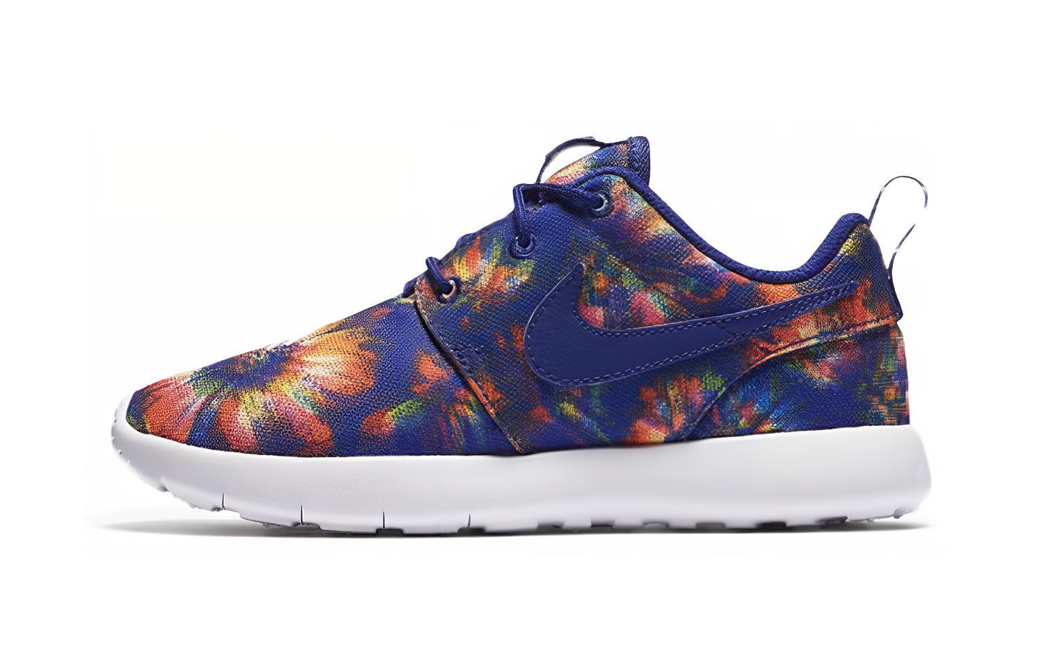 Buy BP幼童  Nike Roshe One  低筒休閒跑步鞋  藍橙色 花卉