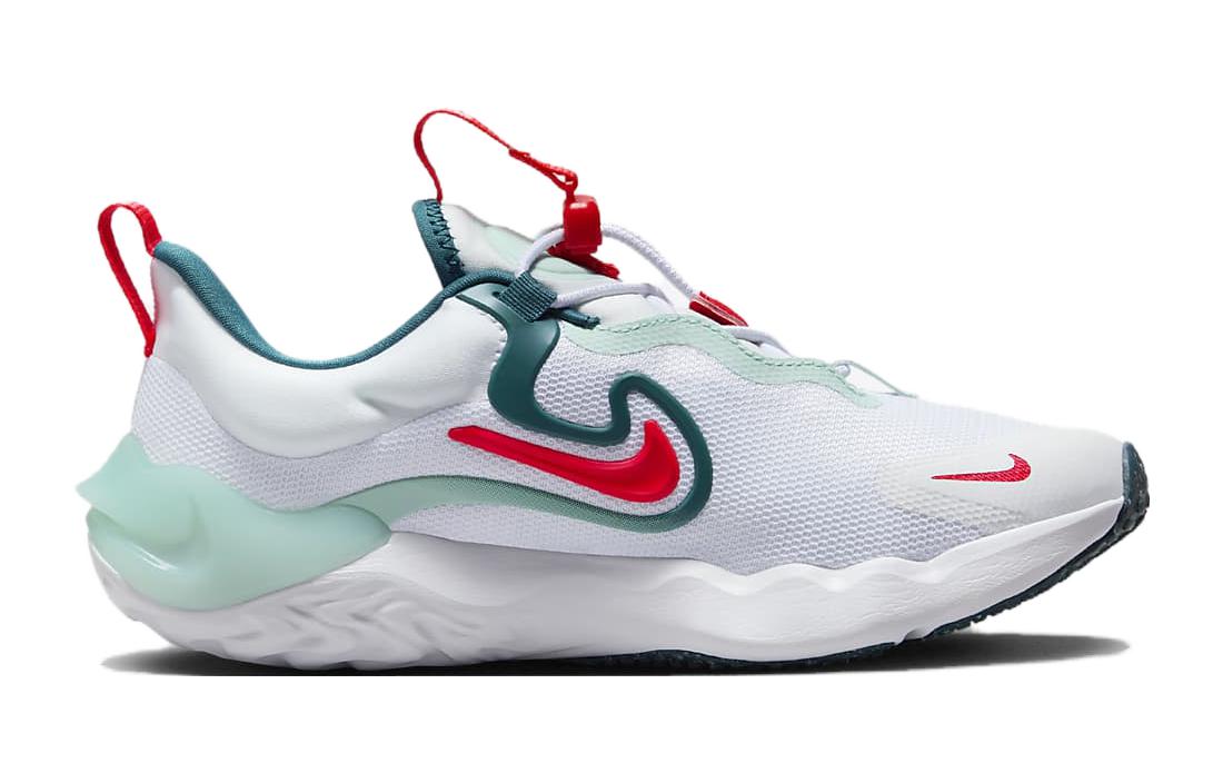 Order (JR) Zapatillas para Correr Nike Run Flow 'Blanco Jade Hielo Rojo' DR0472-101