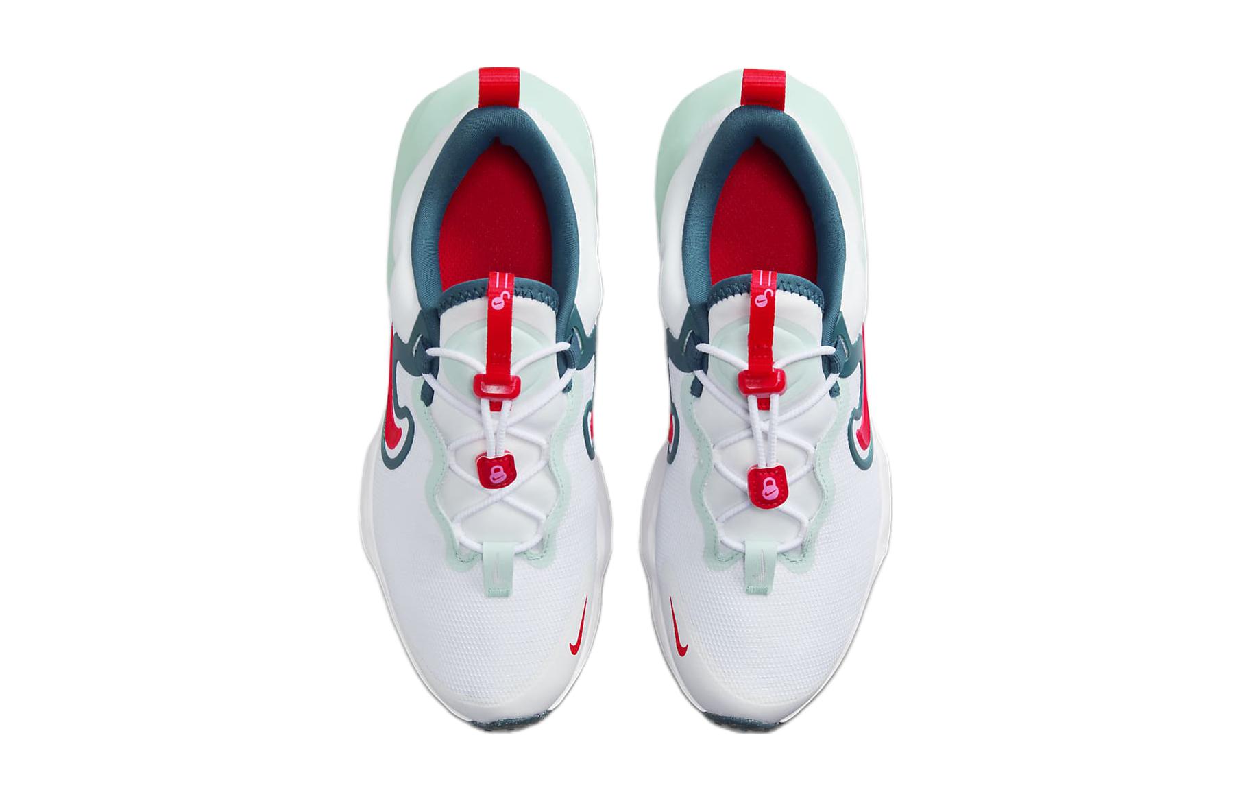 Shop (JR) Zapatillas para Correr Nike Run Flow 'Blanco Jade Hielo Rojo' DR0472-101