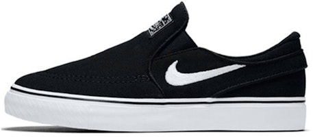 (Preschool) Nike STEFAN JANOSKI CNVS SLIP 'Black White' 882989-002 (Preschool) Nike STEFAN JANOSKI CNVS SLIP 'Black White' 882989-002