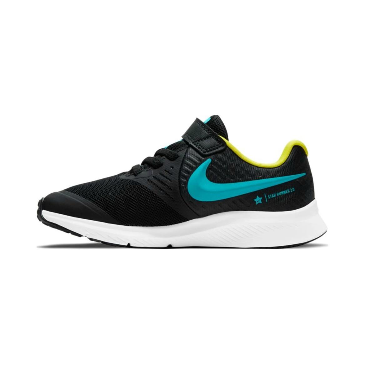 (Preschool) Nike Star Runner 2 'Black Chlorine Blue' AT1801-012