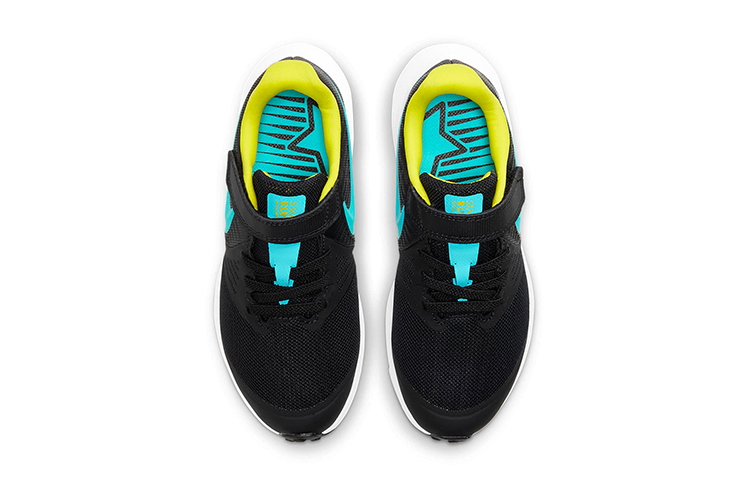 Shop (PS) Nike Star Runner 2 'Negro Azul Cloro' AT1801-012