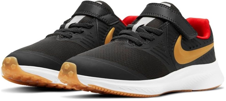 (Preschool) Nike Star Runner 2 'Dark Smoke Grey Gold' AT1801-010 Lookbook (Preschool) Nike Star Runner 2 'Dark Smoke Grey Gold' AT1801-010