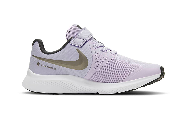 Order (PS) Nike Star Runner 2 ''Violet Frost Metallic Pewter'' Sneakers AT1801-502