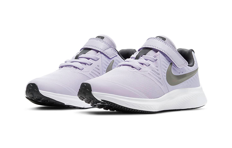 Lookbook (PS) Nike Star Runner 2 ''Violet Frost Metallic Pewter'' Sneakers AT1801-502