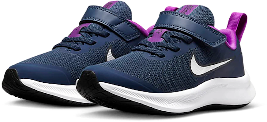(PS) Nike Star Runner 3 'Azul Medianoche y Púrpura Vivo' DA2777-404 Lookbook (PS) Nike Star Runner 3 'Azul Medianoche y Púrpura Vivo' DA2777-404