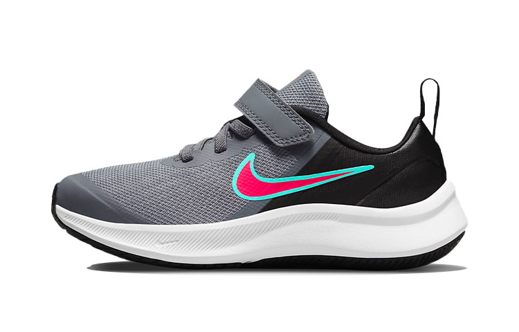 (Preschool) Nike Star Runner 3 'Smoke Grey Siren Red' DA2777-008