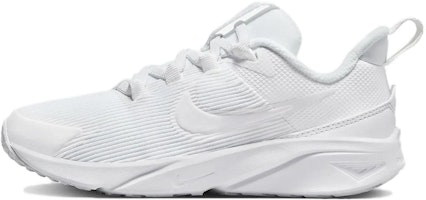 (Preschool) Nike Star Runner 4 'Triple White' DX7614-100 (Preschool) Nike Star Runner 4 'Triple White' DX7614-100