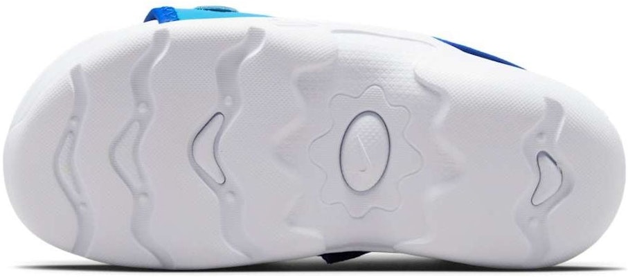 (Preschool) Nike Sunray Adjust 6 Slides 'Blue Lightning White' DX5545-400 Shop (Preschool) Nike Sunray Adjust 6 Slides 'Blue Lightning White' DX5545-400