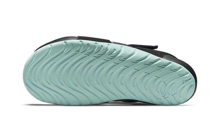 Shop (PS) Nike Sunray Protect 2 'Hitam Hijau' Anak-anak Sandal DM0972-010