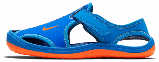 (Preschool) Nike Sunray Protect 2 Sandals Blue/Orange 344926-418 (Preschool) Nike Sunray Protect 2 Sandals Blue/Orange 344926-418
