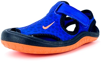 【BP嬰兒】Nike Sunray Protect 魔術貼 拼色休閒涼鞋 藍橙 Lookbook 【BP嬰兒】Nike Sunray Protect 魔術貼 拼色休閒涼鞋 藍橙