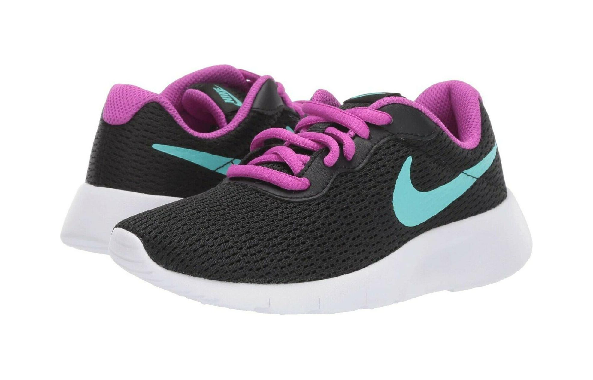 (PS) Nike Tanjun Sports Casual Shoes 'Black Purple' 圖 3