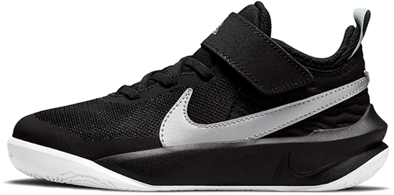 (Preschool) Nike Team Hustle D10 'Black Metallic Silver' CW6736-004 Buy (Preschool) Nike Team Hustle D10 'Black Metallic Silver' CW6736-004