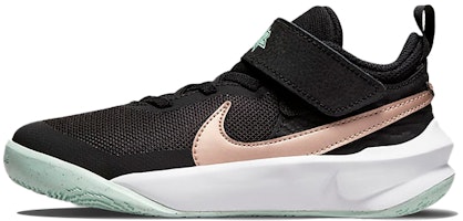 (Preschool) Nike Team Hustle D10 'Black Mint Metallic Red Bronze' CW6736-009 (Preschool) Nike Team Hustle D10 'Black Mint Metallic Red Bronze' CW6736-009