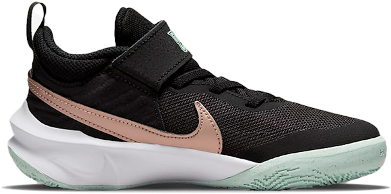 (Preschool) Nike Team Hustle D10 'Black Mint Metallic Red Bronze' CW6736-009 Order (Preschool) Nike Team Hustle D10 'Black Mint Metallic Red Bronze' CW6736-009