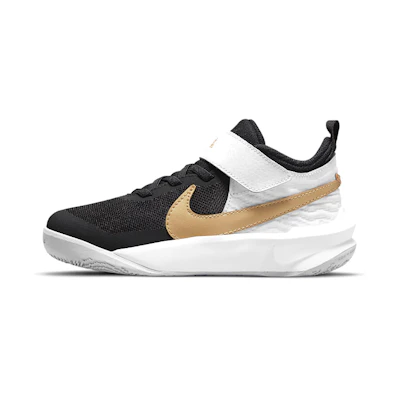 (PS) Nike Team Hustle D10 'Black White Metallic Gold'