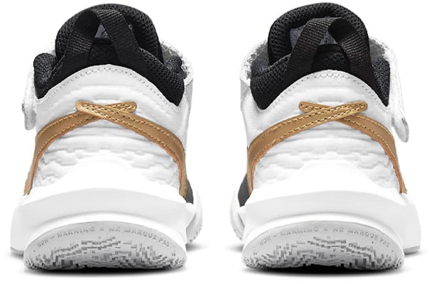 (Preschool) Nike Team Hustle D10 'Black White Metallic Gold' CW6736-002 Purchase (Preschool) Nike Team Hustle D10 'Black White Metallic Gold' CW6736-002