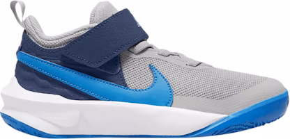 (Preschool) Nike Team Hustle D10 'Grey Fog Mystic Navy' CW6736-011 (Preschool) Nike Team Hustle D10 'Grey Fog Mystic Navy' CW6736-011